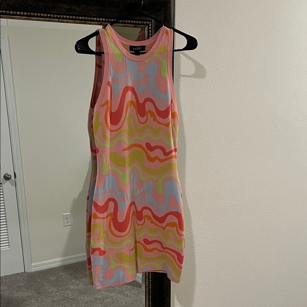 Nicole Miller Chakra Waves Mini Dress - Picture 2 of 7